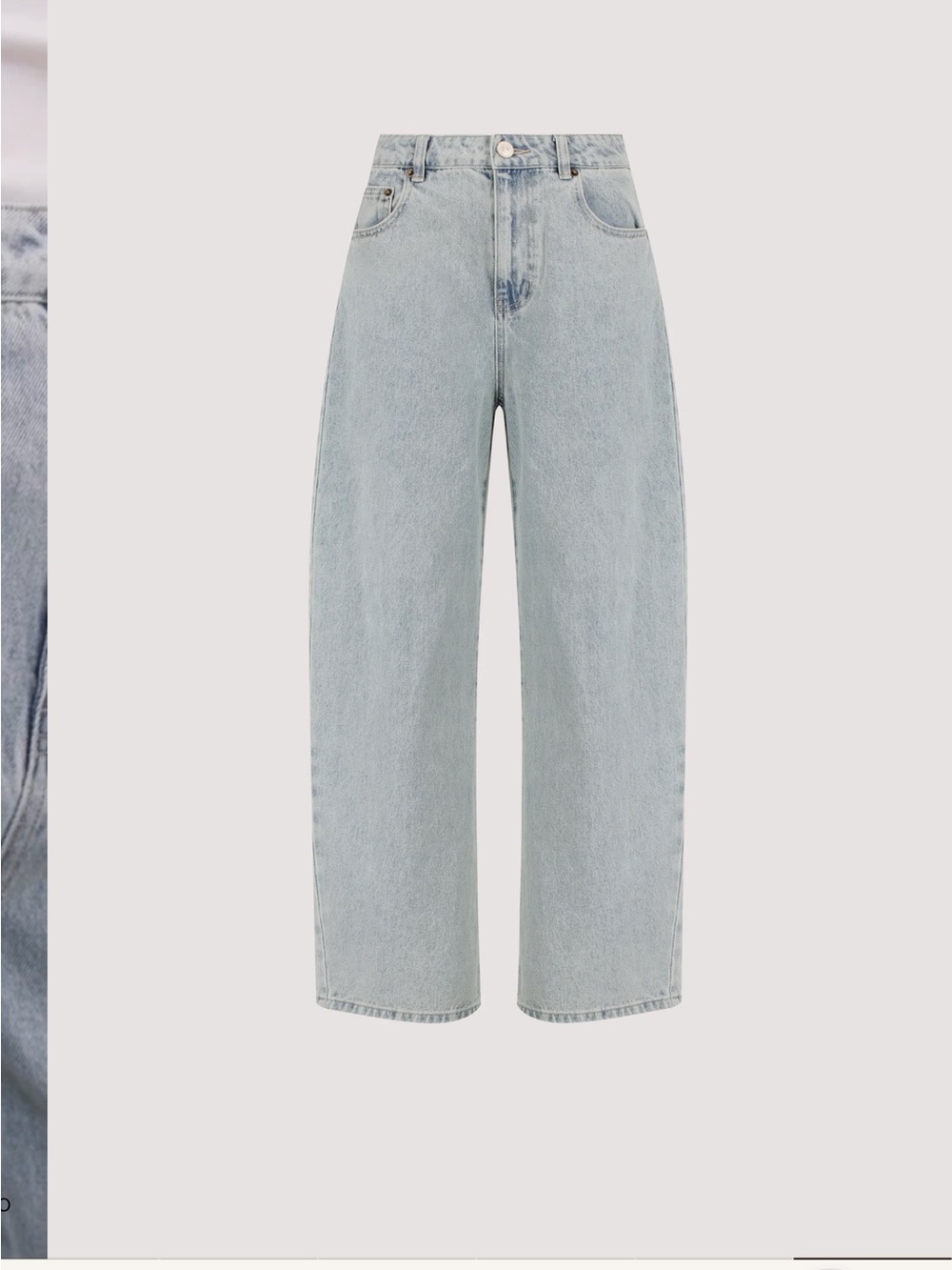 DISSH Pale Blue Wide-Leg Jeans for Women